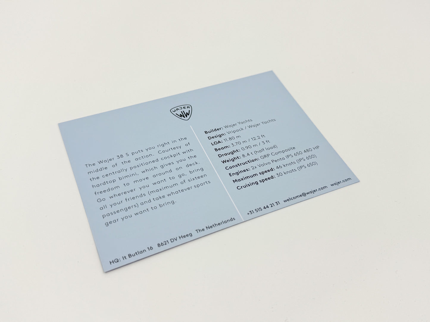 Mini info card - YACHTS