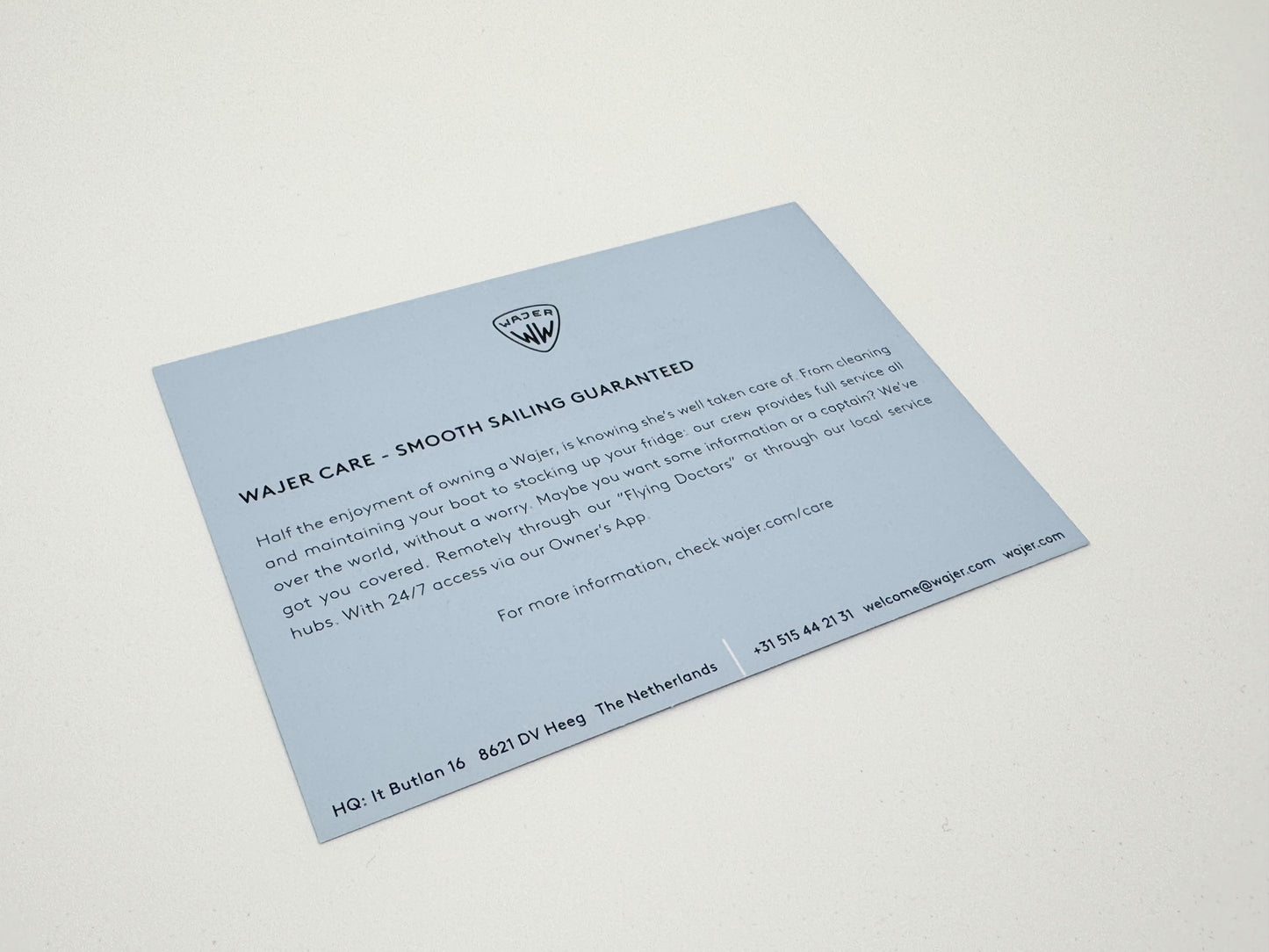 Mini info card - CARE