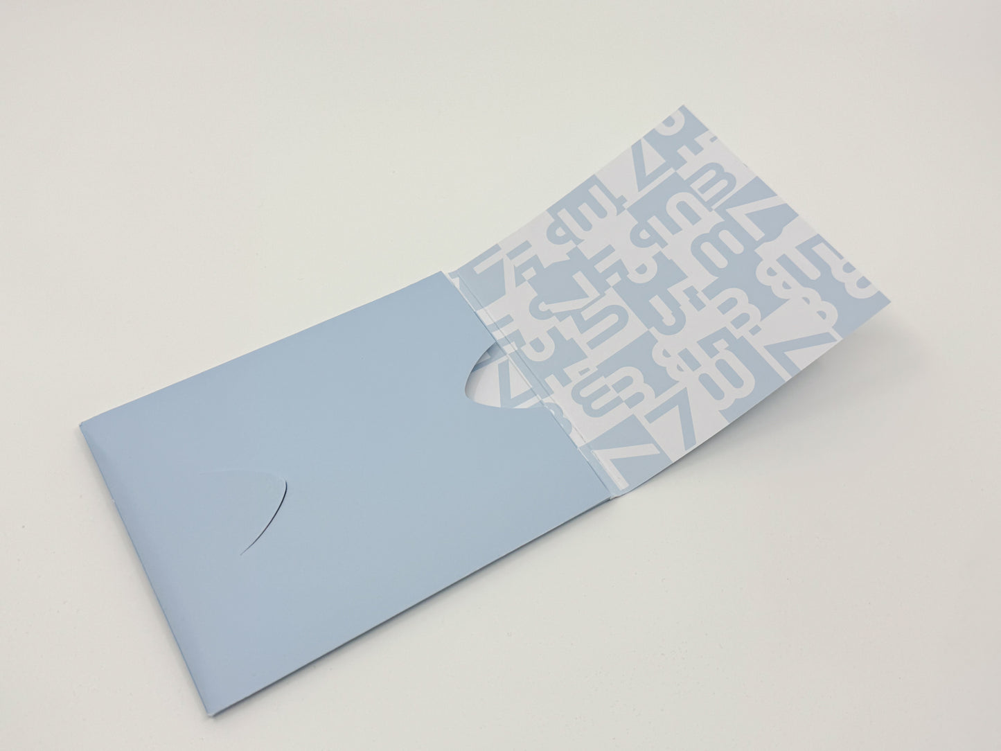 Mini info card holder